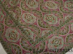   quality APRIL CORNELL 54 X 54 FRENCH PAISLEY AMETHYST TABLECLOTH