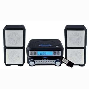  Sylvania SRCD635 BLACK HI FI CD Micro System with Stereo 