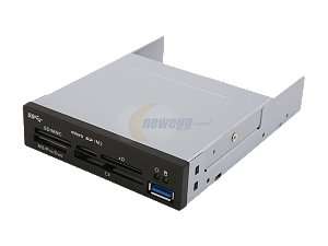 Silverstone SST FP37B USB 3.0 USB 3.0 Card Reader, Support SDXC Format 