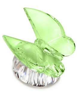 Waterford Crystal Figurine, Green Butterfly   Animals Collectible 