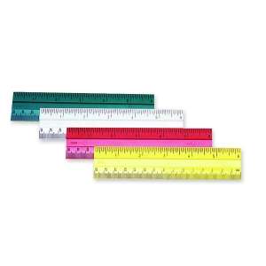  Edge Ruler   6 Length   Imperial, Metric Measuring System   Plastic 