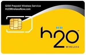 H2O SIM CARD FOR NEW ACTIVATION OR NUMBER TRANSFER H20 H2O BRAND NEW 