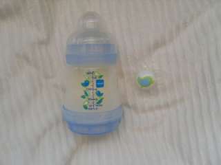 MAM 5oz faux formula Bottle & Pacifier set 4UR Reborn Doll  