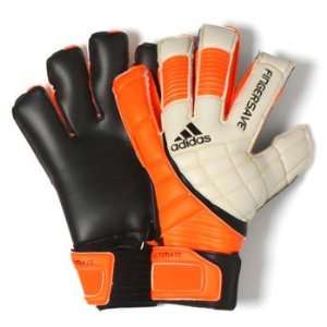  Adidas Fingersave Ultimate Goalkeeper Gloves White/Orange 