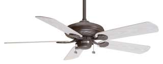 CASABLANCA 53 Outdoor Ceiling Fan Washed Bronze w 5 All Weather 
