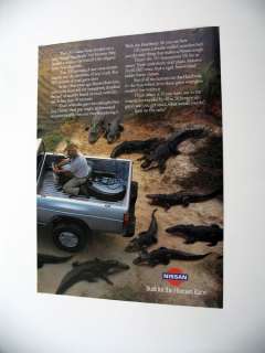 Nissan Hardbody 4x4 CST Gator Farm Truck 1989 print Ad  