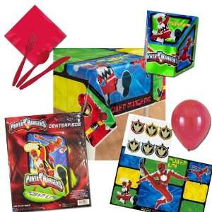  Power Rangers Deluxe Birthday Party Pack   8 items 