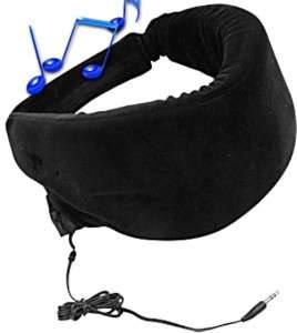 Music Input Light Blocking Sleep Mask Blt In Headphones 844296077465 