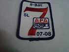 APA SKILL LEVEL 7 PATCH AMERICAN POOLPLAYERS 2007 2008