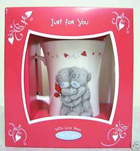 ME TO YOU TATTY TEDDY BEAR WITH ROSE RESIN PIN BADGE  