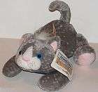 Animal Alley Gray White Pink Plush Kitty Cat NWT NEW