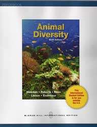 International Edition* Animal Diversity by Hickman 6E NEW 