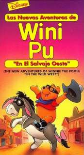 WINI PU   En El Salvaje Oeste   DISNEY   Spanish VHS  