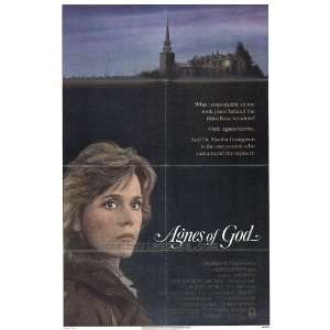  Agnes of God Poster Movie 27x40 Jane Fonda Anne Bancroft 