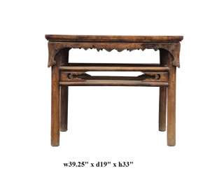 Vintage Chinese Carved Side Altar Console Table ss785A  