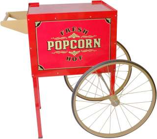 Theater Popcorn Machine w/ 4 Ounce Popper & Antique Street Trolley 