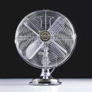    Kendal Lighting ADF12 CH Antique Desk Movable Fan