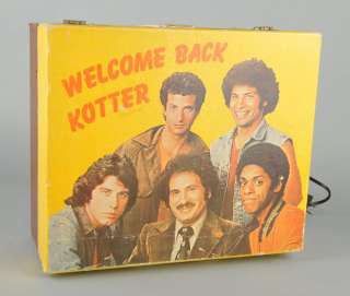 Vintage Welcome Back Kotter Portable Record Player Phonograph rare 