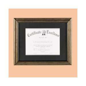   Document Frame, Desk/Wall, 8 1/2 x 11, Antique Bronze