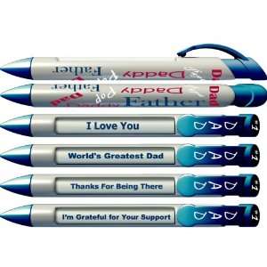  Greeting Pen #1 Dad Appreciation Pens with Rotating 