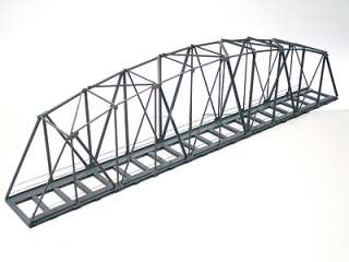 HO Scale   STEEL ARCH TRUSS GIRDER BRIDGE METAL  BUILT  
