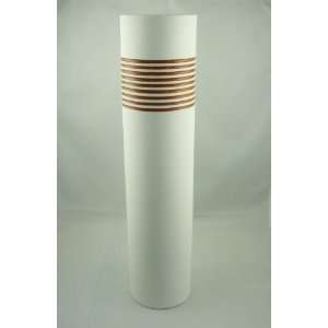 Art Deco White Color Style Plaster Vase Sculpture A08 1 