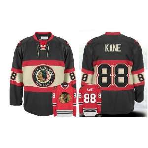  Chicago Blackhawks Authentic NHL Jerseys #88 KANE 3rd Black Jersey 