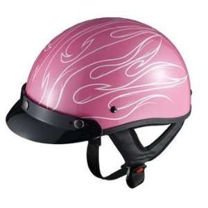 com Dot Approved Lightweight Padded Adult GLX Half Helmet (10 Designs 