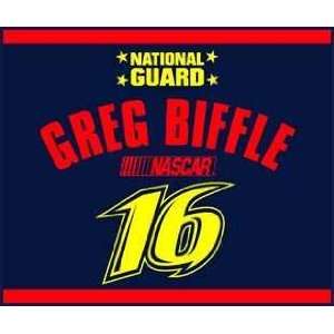  Racing Greg Biffle 60X50 Race Day Blanket/Throw   Auto Racing Fan 