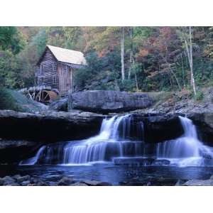  Glade Creek Mill, Babcock Street Park, WV Photographic 
