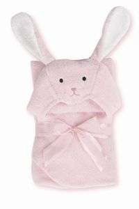 New Bearington Baby BUNNY HUGS Rabbit Hooded Towel Pink  