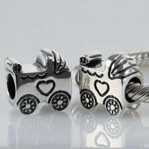  Baby Carriage 925 Sterling Silver Charm Fits Pandora Charm 