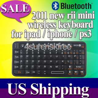   Rii Mini Bluetooth Wireless Keyboard slim LED Backlight us top seller
