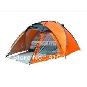 camping hiking tents yellow/orange color dome tents for 