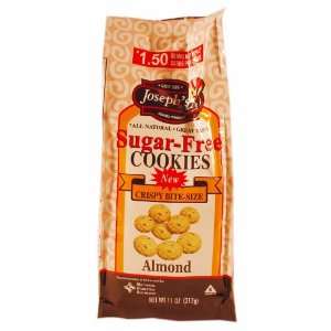 Josephs Sugar Free Almond Cookies, 11 oz  Grocery 
