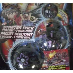  Bakugan Battle Brawlers Starter Pack Series Black Preyas 
