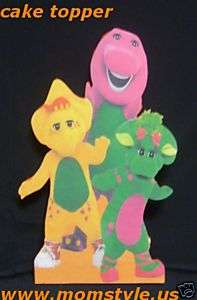 Barney & friends Birthday Party Cake topper  