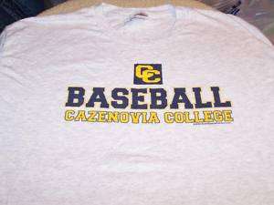 CAZENOVIA COLLEGE (NY) Baseball Team Issued T Shirt LG  
