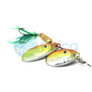 BASS Fishing Spinner fish Lure pike bait Spoon 155  