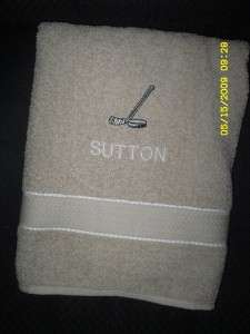 Personalized EMBROIDERED BEACH bath Towel Wedding 5Ft  