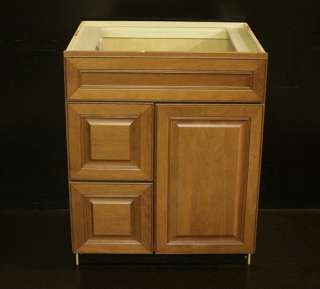 Kraftmaid Cherry Bathroom Vanity Sink Base Cabinet 30 Granite Tops In 