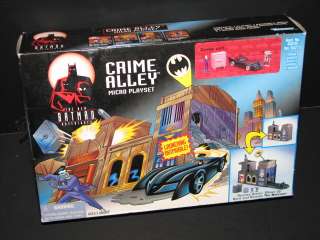 Batman Animated MICRO CRIME ALLEY JLU BATMOBILE DC Joke  