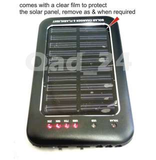 SOLAR POWER BATTERY CHARGER HTC IPHONE 4 3G BLACKBERRY  