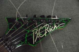 BC Rich Warlock Platinum Series (Metallic GREEN GUITAR IN HARD CASE 