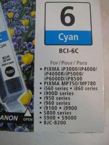 10 Canon BCI 6 Mixed Colors BCI 6BK BCI 6Y + More FS16042 750845726244 