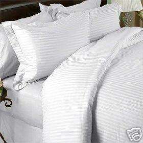 8PC Bed in Bag 1200TC Queen White GOOSE DOWN Comforter  