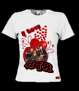 Big Time Rush T shirt Pop/Music Fan BTR Ladies T Shirt NWT Adult S, M 