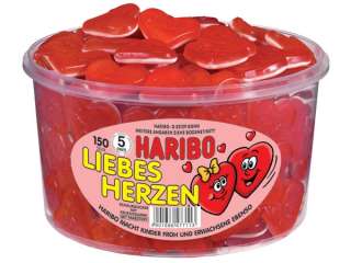 HARIBO   Tub   Smurfs   Cherries   Strawberries   1000 g   1350 g 
