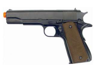 KJW 1911 Full Metal Gas Blowback Airsoft Pistol Black  