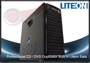 to 7 CD / DVD Duplicator Built in Lite On 24x SATA  
